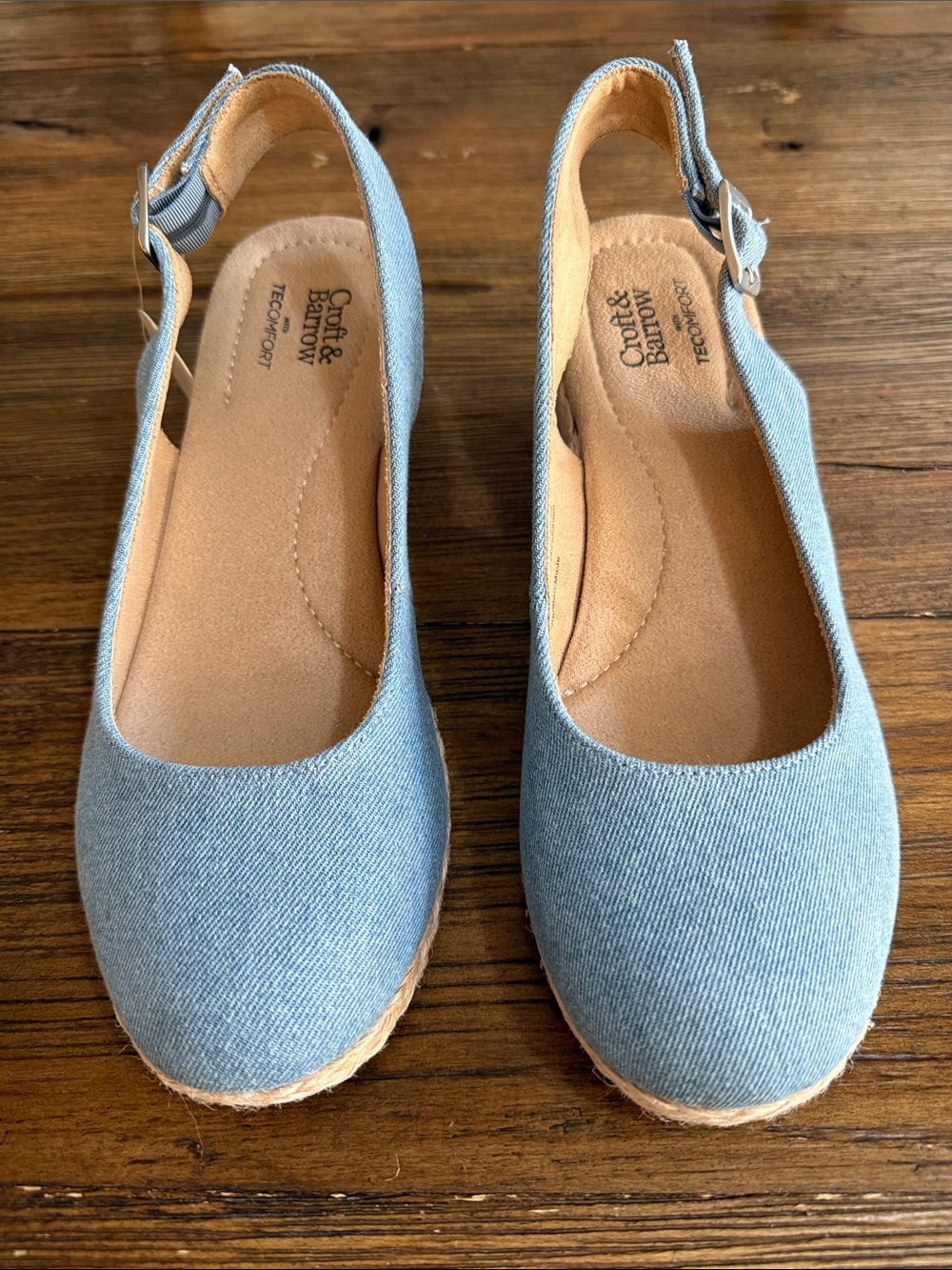 croft & barrow Tristie Light Blue Denim shoes